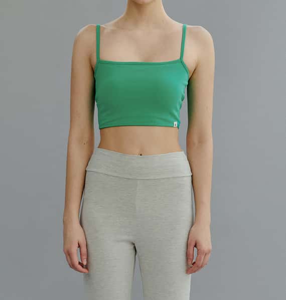 Conchwear 平口肩帶瑜珈內衣 綠色 CON070GRN