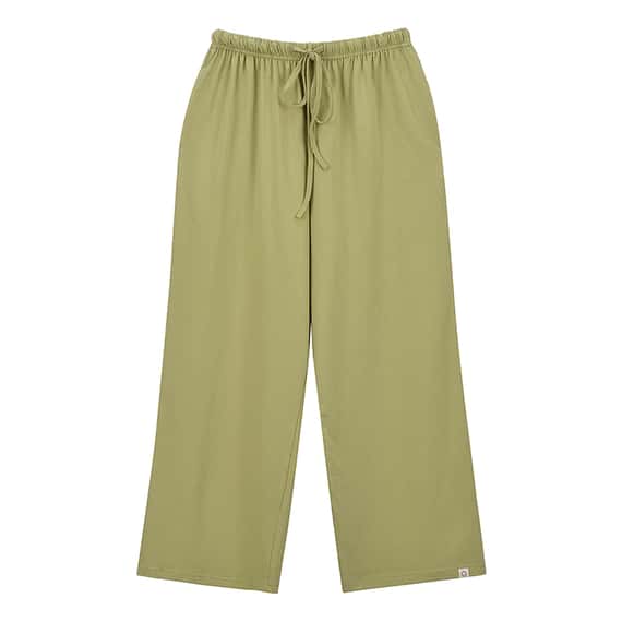 Dhyani 瑜珈寬鬆版直筒九分褲 芥末黃 CON112YEL