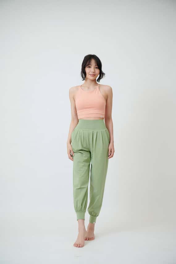 【2色】Conchwear X型削肩款胸墊短背心 鮭魚橘 CON117ORG