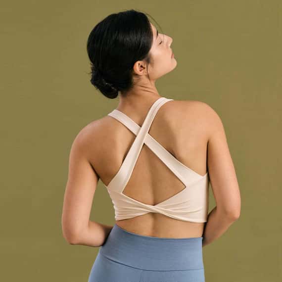 Dhyani 月光瑜珈扭結內衣 象牙白 CON128IVY