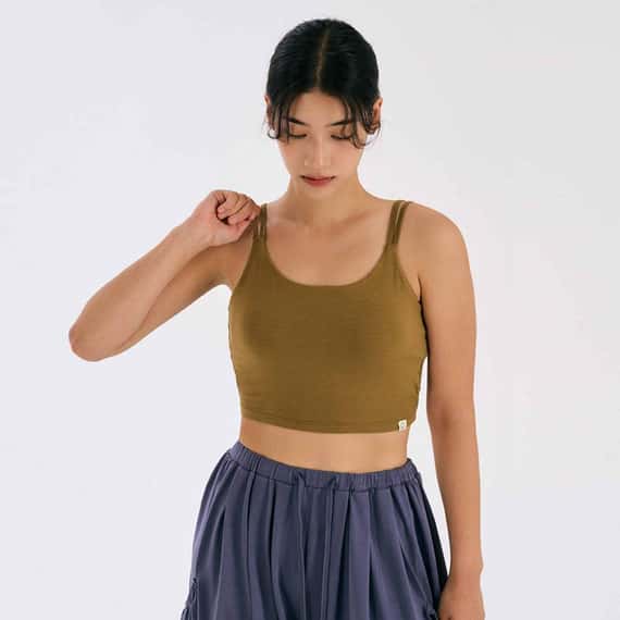 Dhyani 光輝瑜珈內衣 焦糖棕 CON126BRN