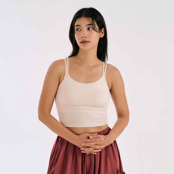 Dhyani 直線造型瑜珈內衣 象牙白 CON127IVY