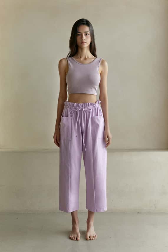 【熱銷補貨】Dhyani 修習瑜珈胸墊短背心 薰衣草紫 CON016LAV