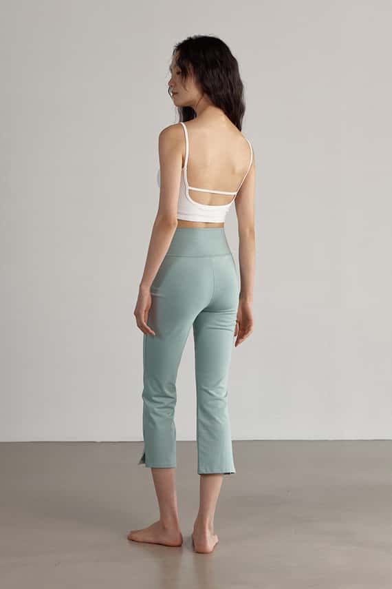 Dhyani 瑜珈直筒八分褲 翡翠綠 CON067GRN