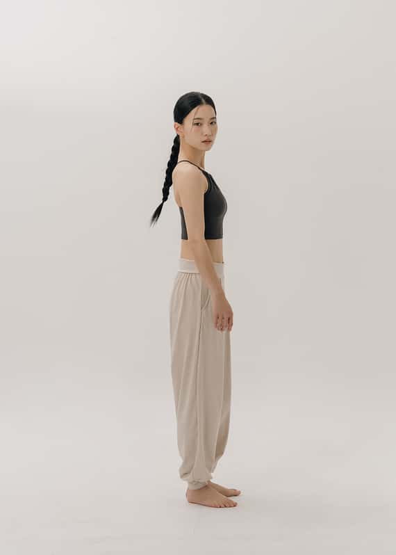 【6色】Sohamsoham 瑜珈抽皺造型胸墊短背心 木炭灰 SOH002CHC