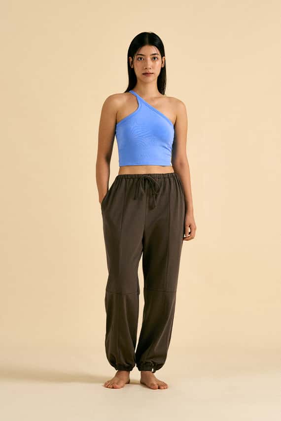 【熱銷補貨】Dhyani 悠閒漫步束腳褲 棕色 CON082BRN 男女通穿