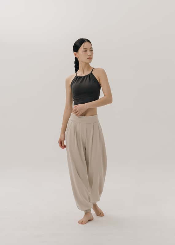 【6色】Sohamsoham 瑜珈抽皺造型胸墊短背心 木炭灰 SOH002CHC