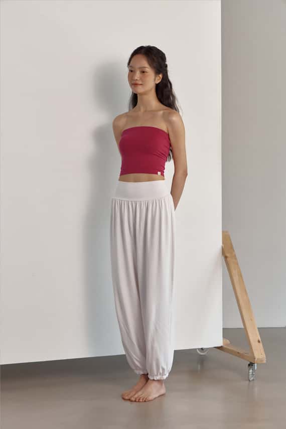 Dhyani 長版平口瑜珈內衣 紅色 CON105RED