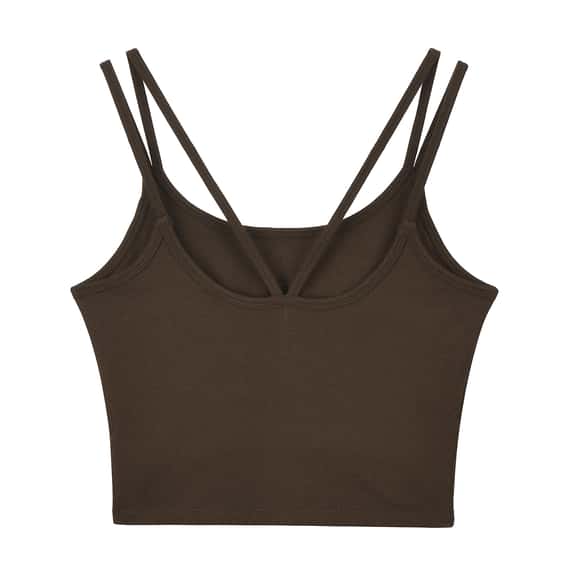 Dhyani 直線造型瑜珈內衣 棕色 CON127BRN