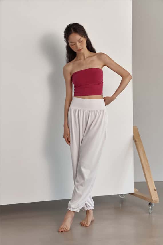 Dhyani 長版平口瑜珈內衣 紅色 CON105RED