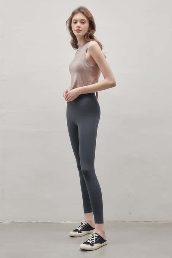 Parsley Allay 瑜珈裸感九分褲 月光藍 P22LG001NAV