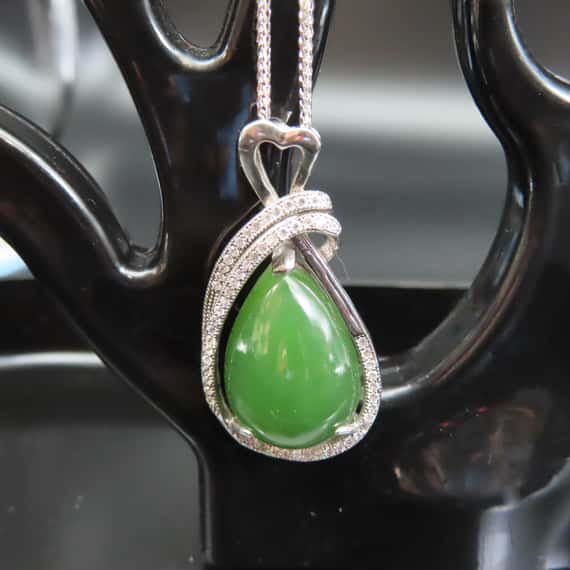 碧玉精品 璀璨之心項鍊