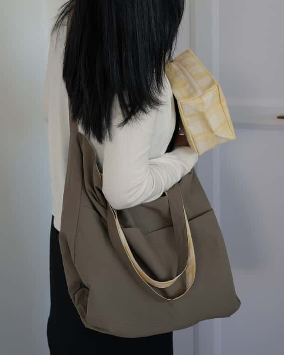 rest in hope 雙面用托特包（附贈內膽包）