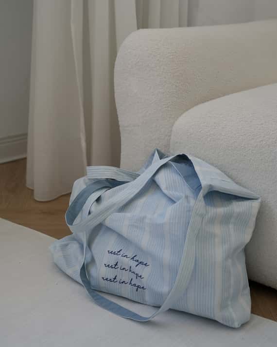 rest in hope 雙面用托特包（附贈內膽包）