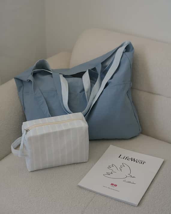 rest in hope 雙面用托特包（附贈內膽包）