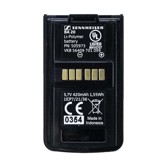 Sennheiser BA 20 電池