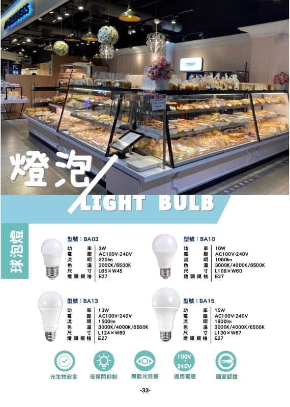 亮博士 家庭用燈泡系列  P33
