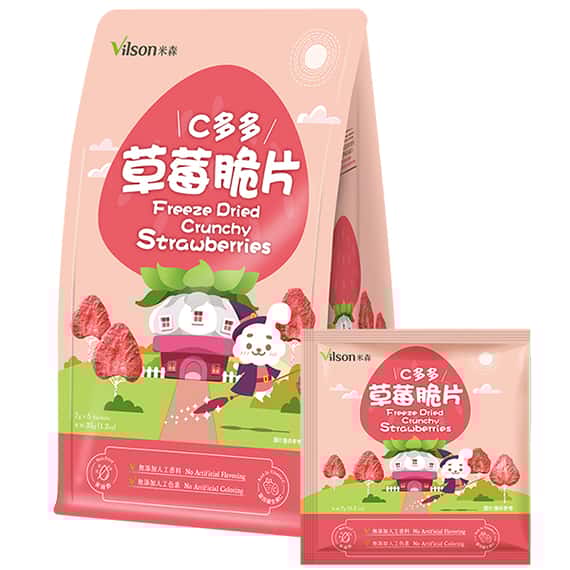 【米森】C多多草莓脆片(7gx5包/袋)期限115.2.22