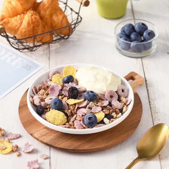 【米森】*期限2026/01/20*BC益生菌藍莓脆麥片 (300g/盒)