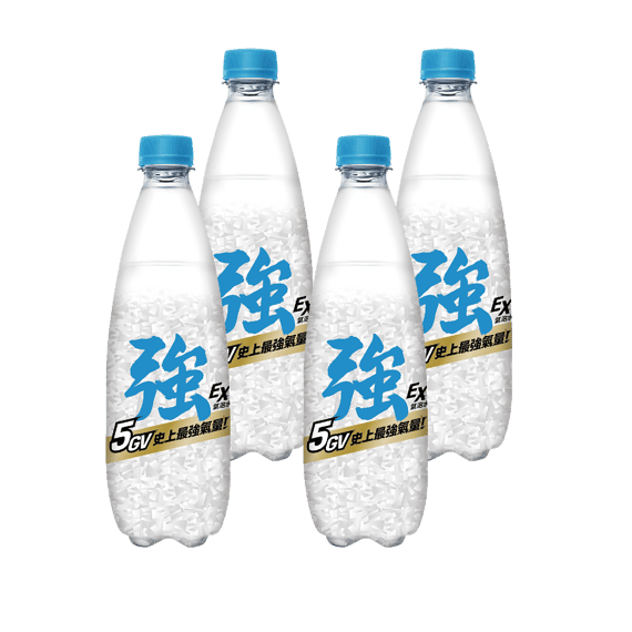 【泰山】強氣泡水x4罐(3罐黑蒜醋限加購1組)