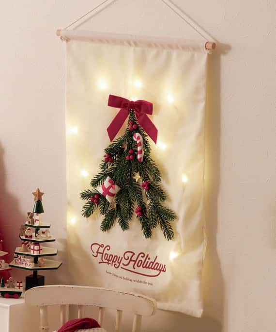 【日本3COINS】發光立體掛毯／聖誕節