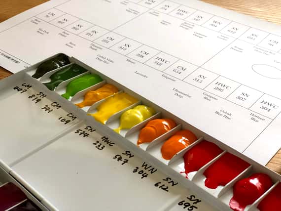 26色選色調色盤｜Ariselin Design 水彩道具 ｜