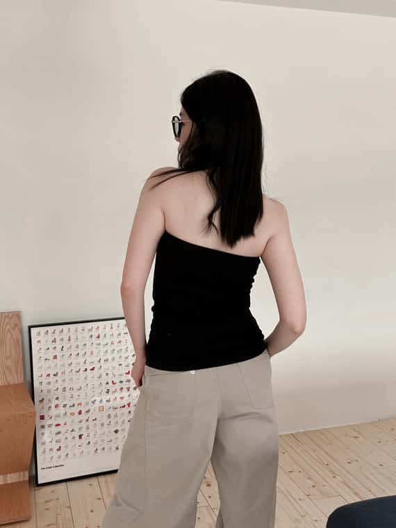 棉質超彈力百搭平口背心