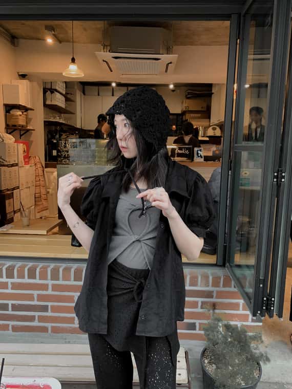 夏日雜誌編織綁帶軟帽