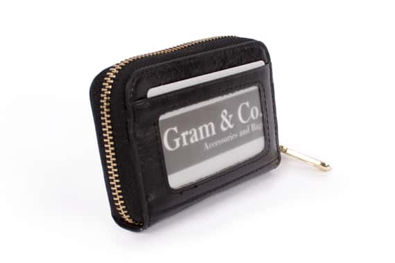 風琴式真皮卡片夾