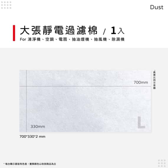 蟎著媽 濾網  台製初效靜電濾網 適用  Honeywell 3M dyson 飛利浦 安麗 夏普 大金 小米 空氣清淨機