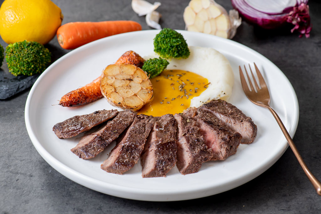 頂級舒肥牛排 - 經典原味 200g/包 / │肉肉隊長│超厚舒肥牛排 / 經典原味 / 冰鮮熟成 Choice 等級冷藏牛肉│宵夜/備餐/低脂/野餐/露營