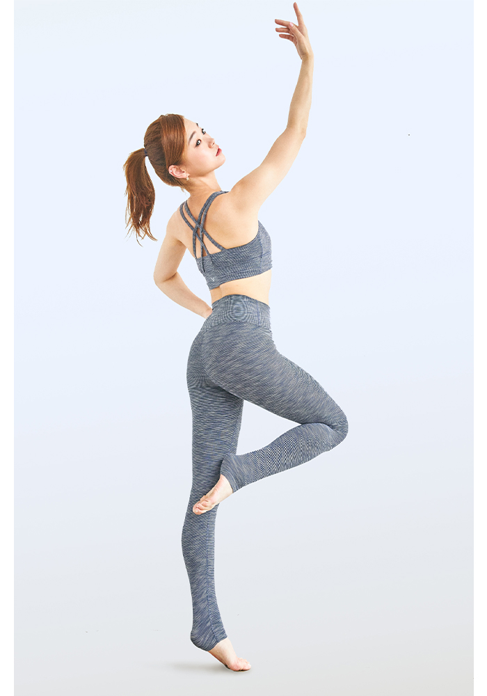 美麗飛棉感渲染X-DYED美背細帶交叉BRA( X-DYED幻紫) / (X-DYED幻黑)5