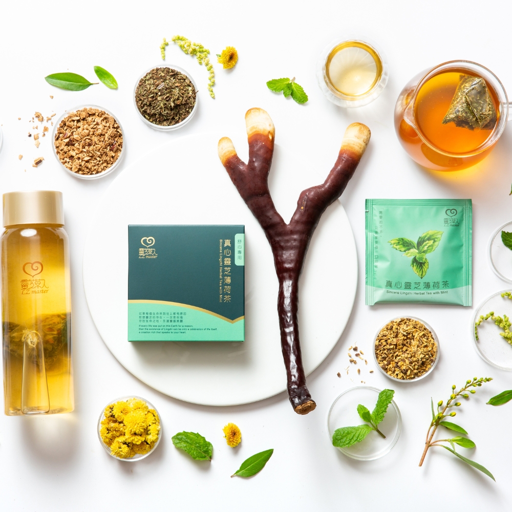 真心靈芝薄荷茶 ( 3入輕巧盒 ) Sincere Lingzhi Herbal Tea with Mint