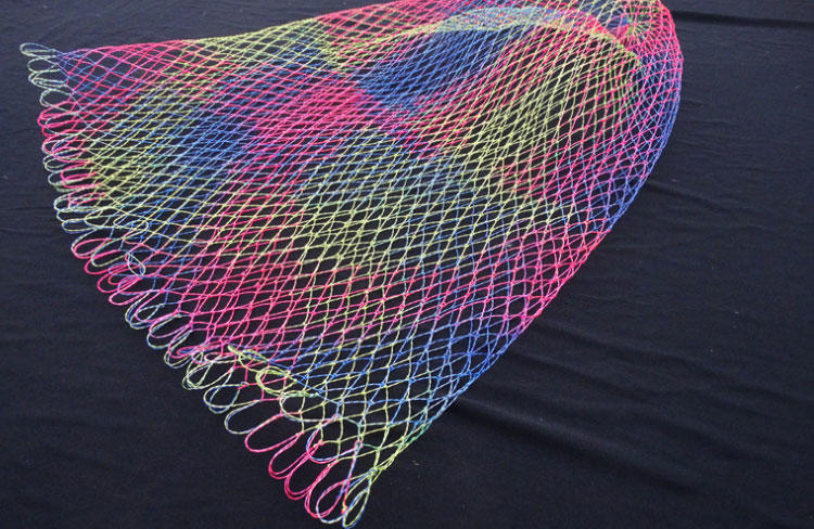 【 黑水 】45.50公分.60(單線) 加深型磯玉網(磯替網)(商品不含網框)球拍線手工編織(大力馬線)耐用