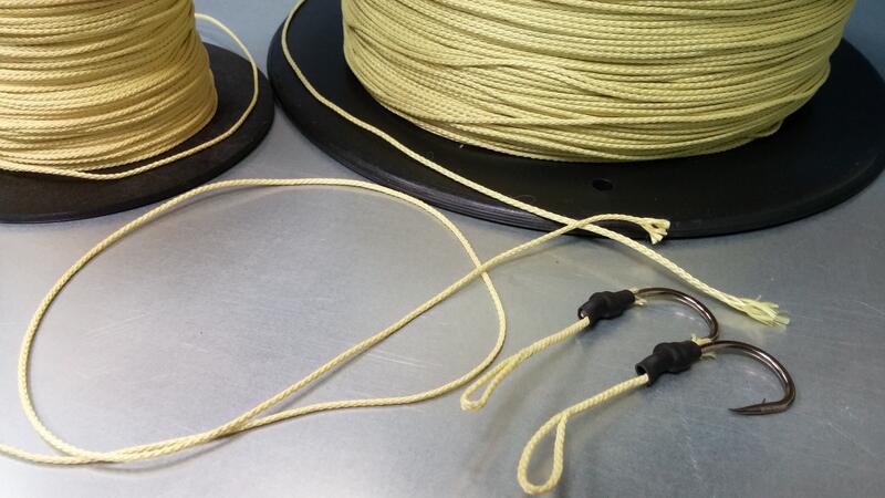 【黑水】#30 #40號16股編織編織(空心)卡不拉線kevlar,岸拋.船釣防咬最佳選擇(16股編織空心)卡布拉線