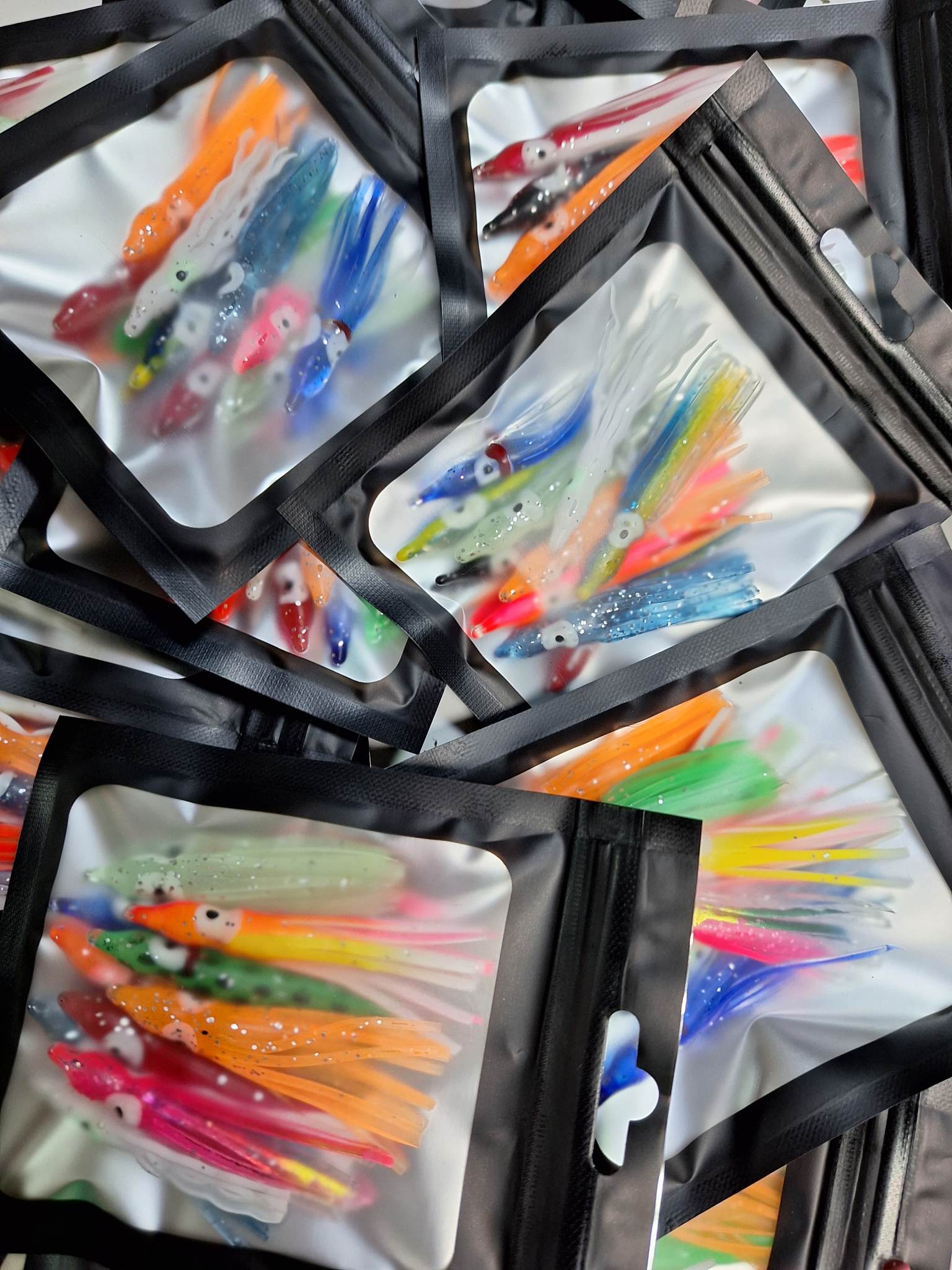 【黑水】SG 假小卷 5.5公分 (10支裝 約2.1吋) 全新上市 假小管 白帶魚 船釣章魚