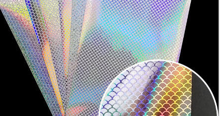 【黑水】假餌專用(透明魚鱗)雷射貼紙 每套5張 共有5種花色( 鐵板 路亞 假餌 專業使用) 仿魚皮 仿魚鱗