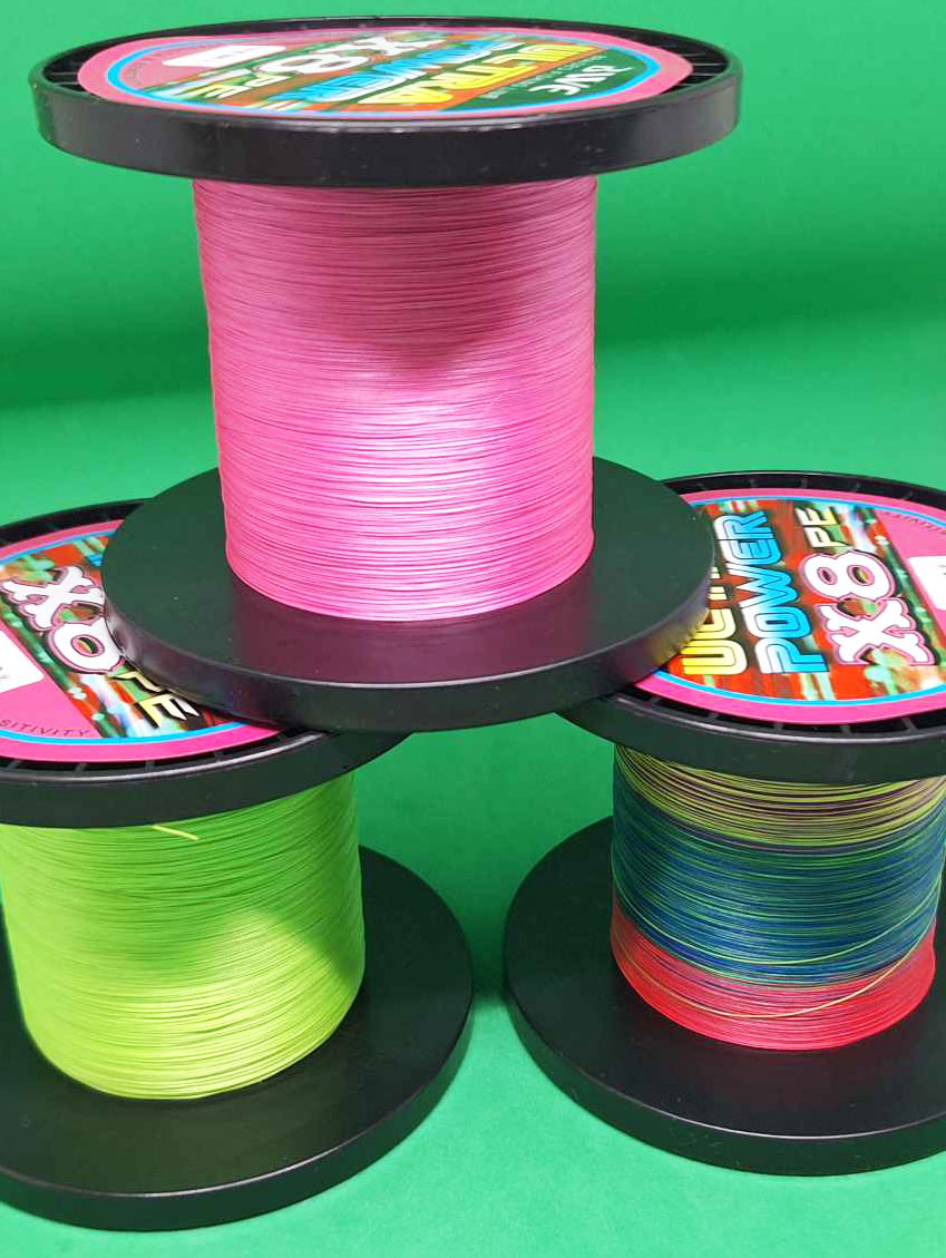 【黑水墨】 全新上市 PE線 8股編織 X8  #0.8 1.0號 500米/卷(台灣現貨) (餌木  軟絲 岸拋 )