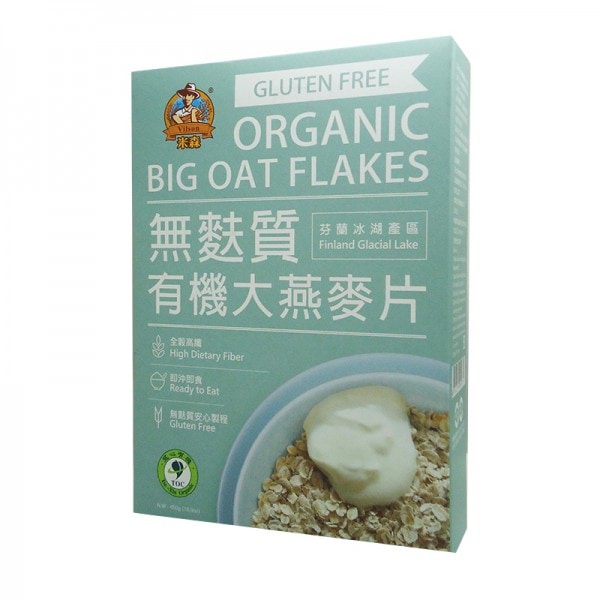 【米森】有機無麩質大燕麥片(450g/盒)
