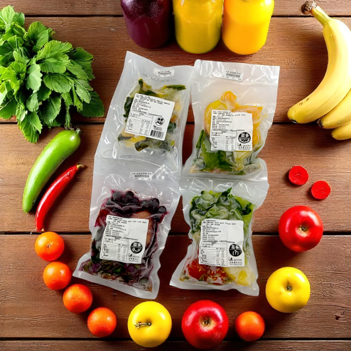 【V.G BOOM】綠拿鐵鮮凍包－綠拿鐵／莓果綠拿鐵