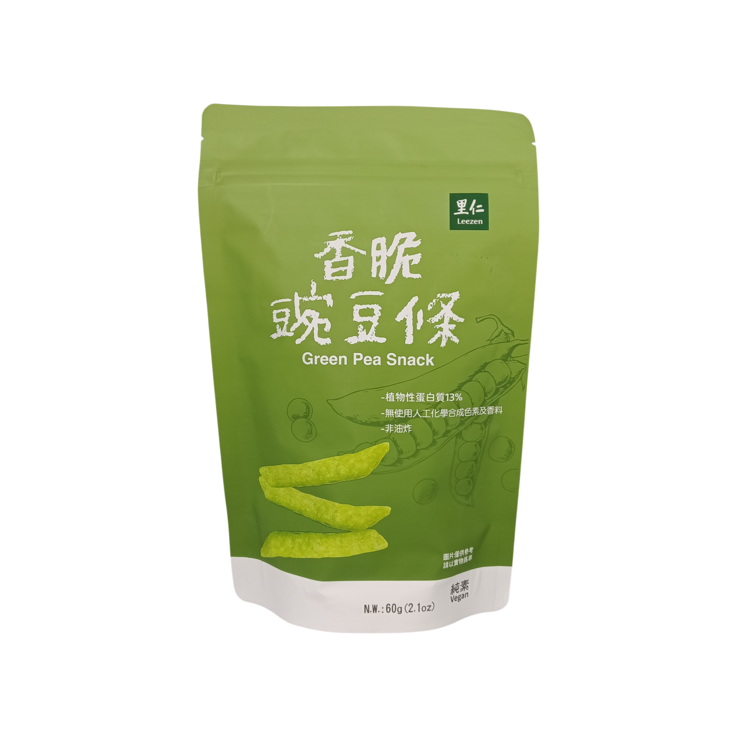 【里仁】香脆豌豆條 60g 【里仁】香脆豌豆條 60g