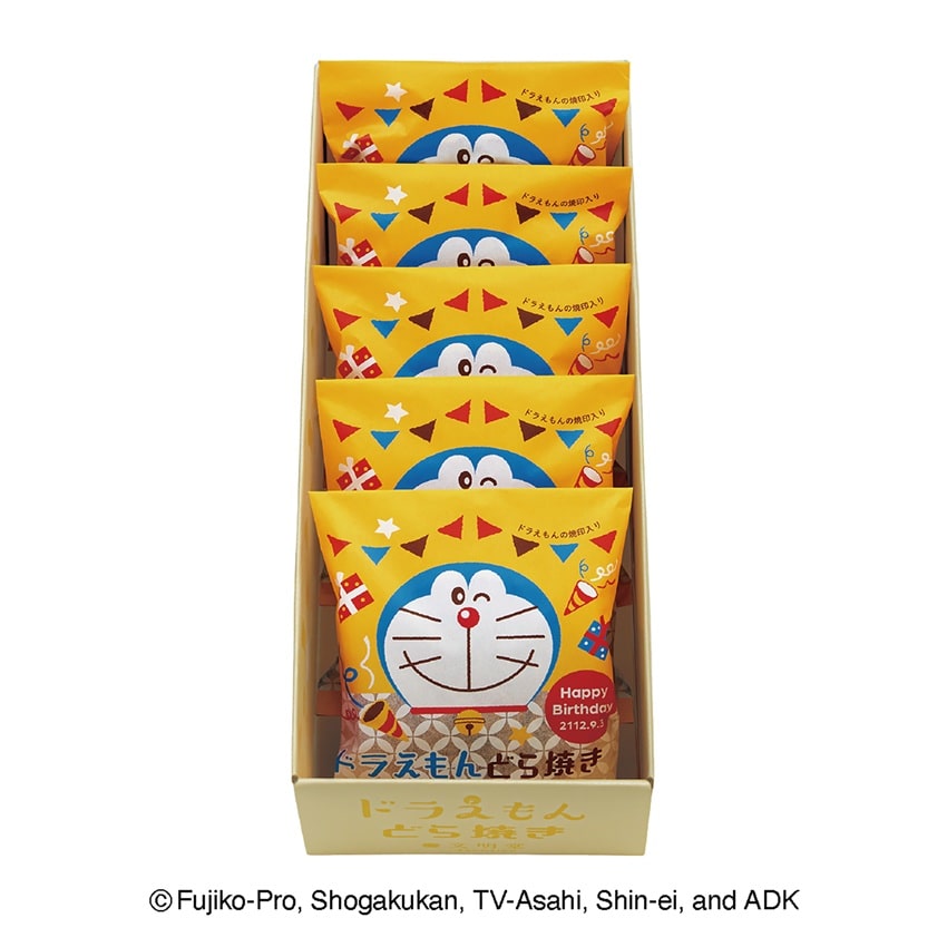 哆啦A夢生日銅鑼燒5入4