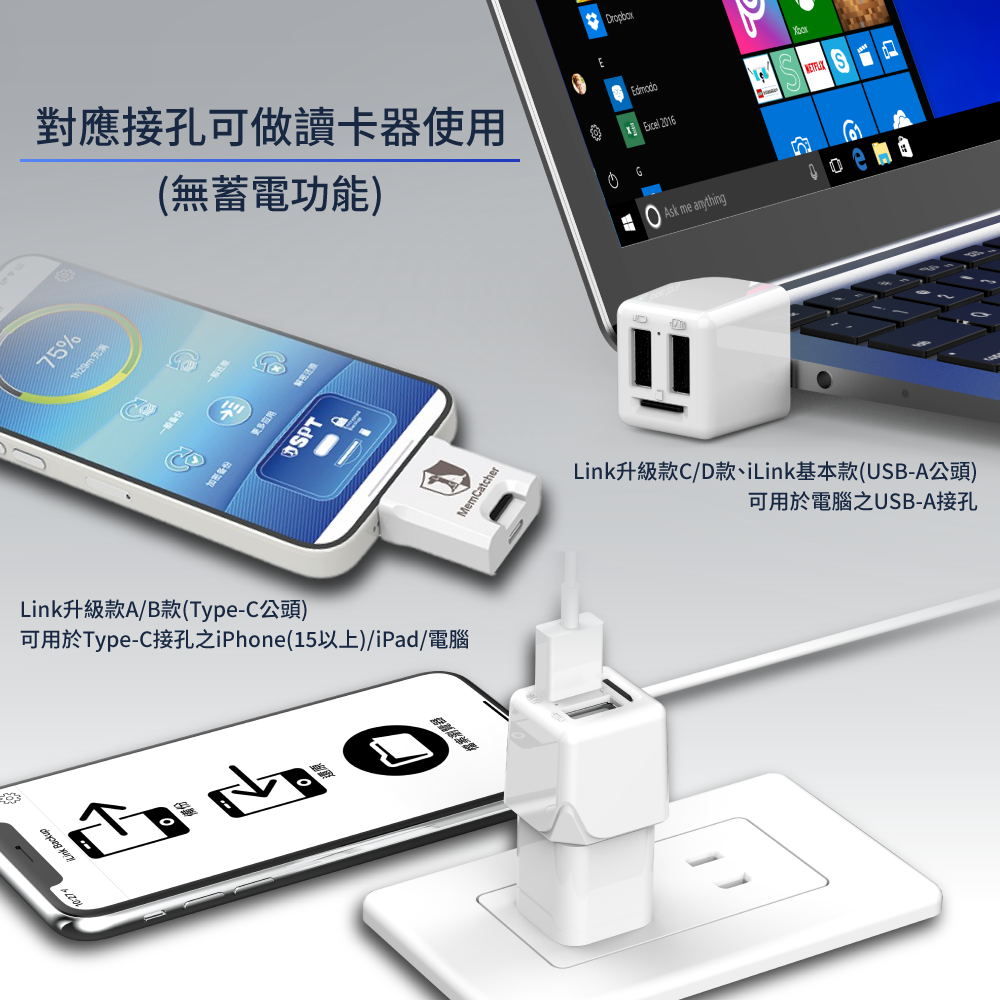 回憶捕手 Link-蘋果 iPhone 多功能加密備份豆腐頭10