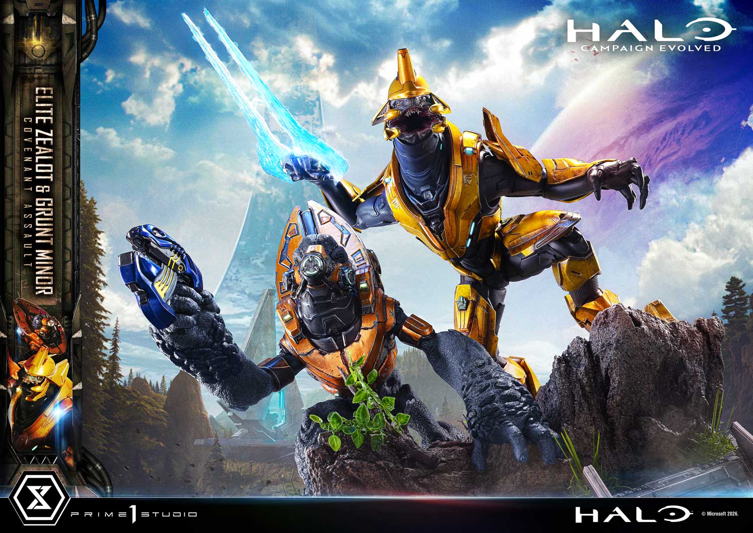 【預購】光環:戰役進化 精英狂戰士 與 初級咕嚕兵:星盟強襲 X Prime 1 Statue13