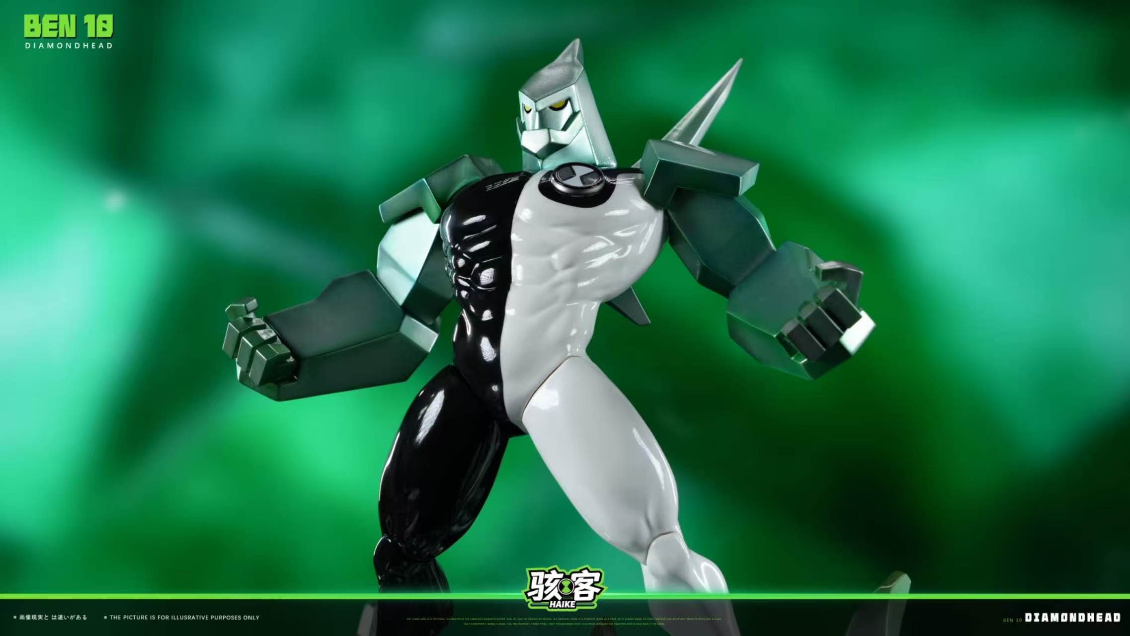 【預購】Ben 10 火焰人Heatblast&鑽石戰神Diamondhead X 駭客工作室8