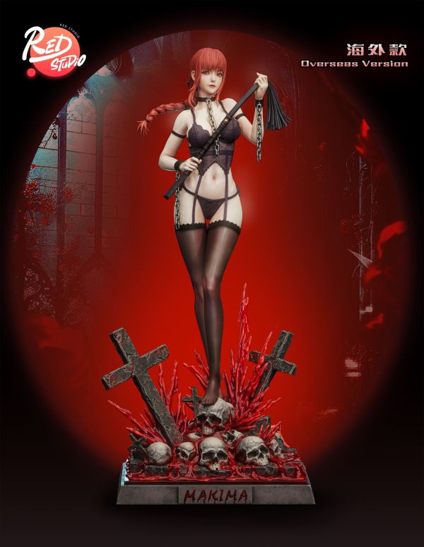【現貨秒發】鏈鋸人 女雕系列第三彈 支配惡魔的溫柔假面 瑪奇瑪 X Red-Studio5