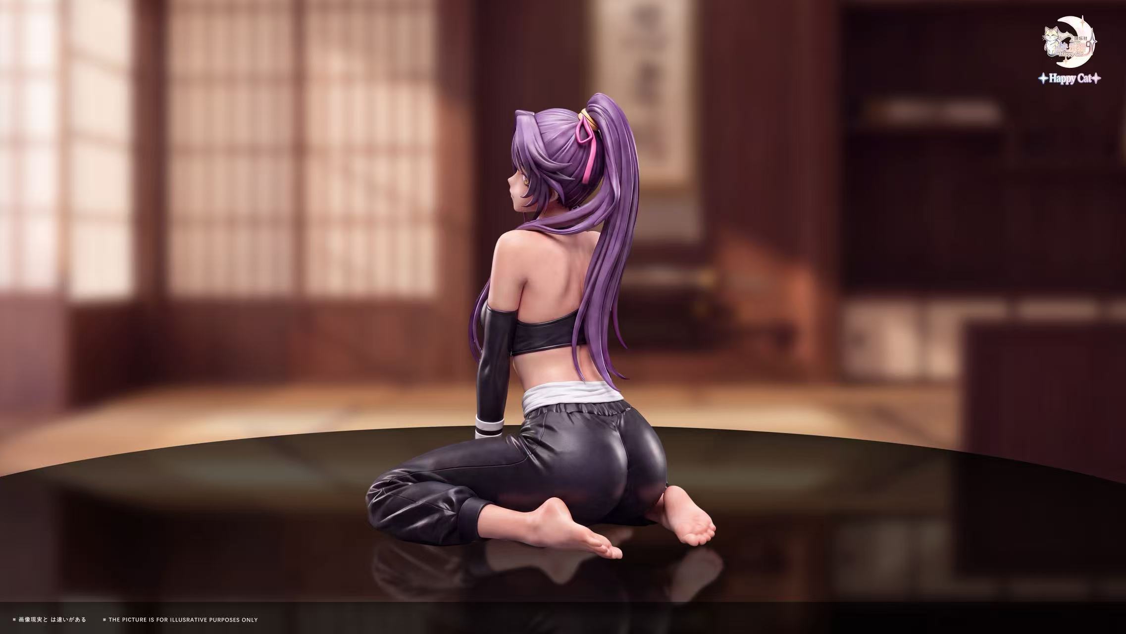 【售罄展示追加請私訊客服@toystationtw】死神 女性美學雕像-001 雙版本 四楓院夜一 X Happy Cat6