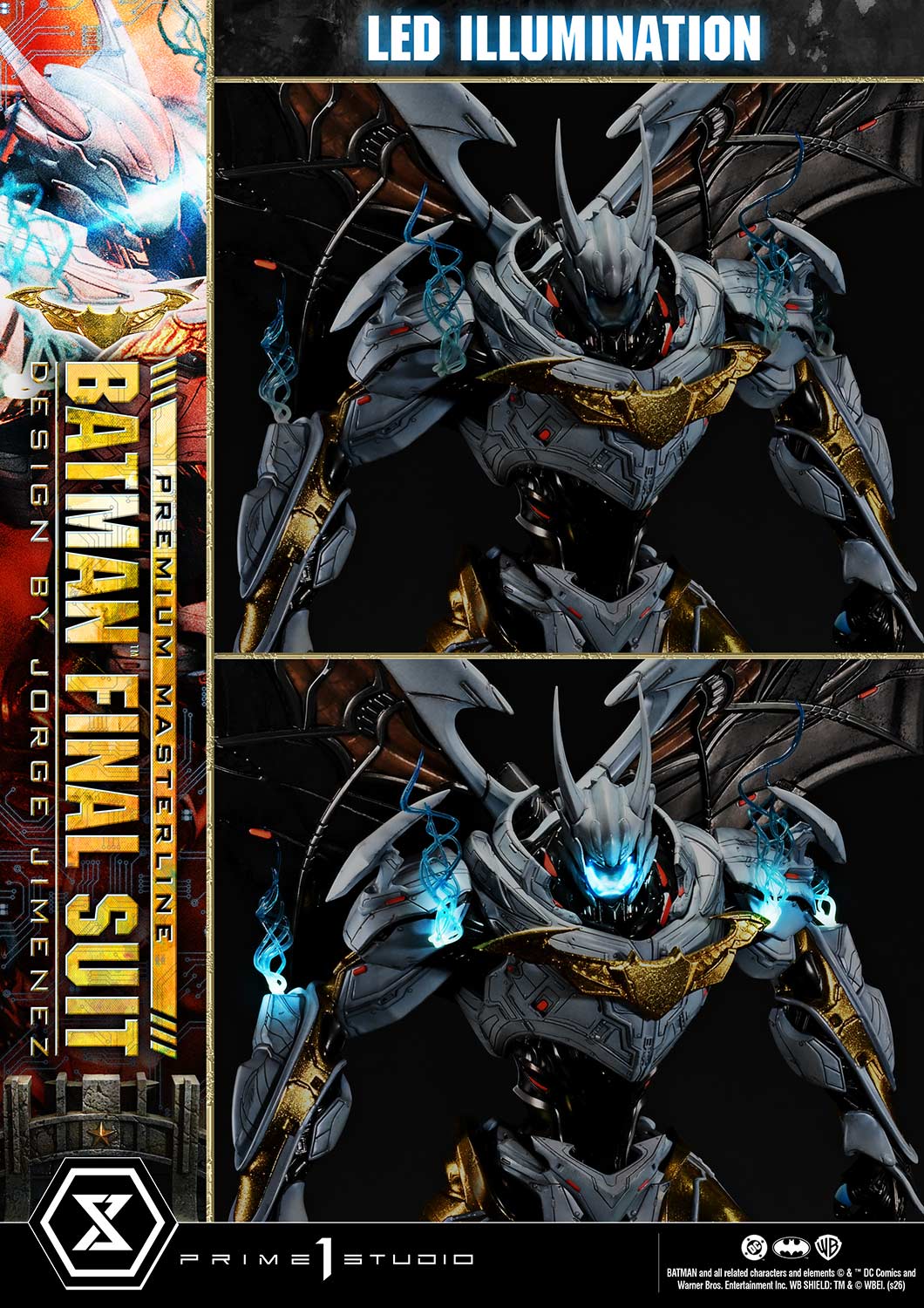 【預購】正義聯盟(漫畫版)蝙蝠俠終極戰甲 X Prime 1 Statue16