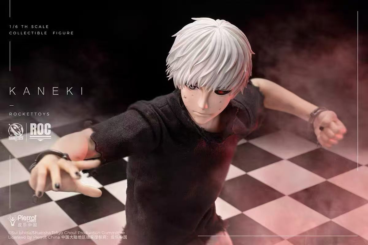 【售罄展示追加請私訊客服@toystationtw】東京喰種 1/6可動人偶 覺醒Ver. ROC-024 金木研 X Rocket Toys+皮樂中國 正版授權10