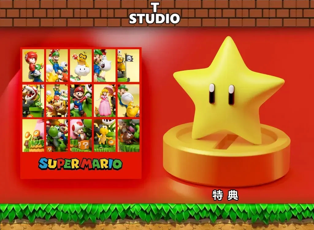 【預購】超級瑪利歐 瑪利歐兄弟40週年特輯 瑪利歐全家桶 X T工作室7